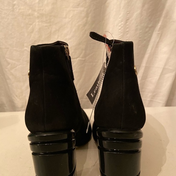 Ateliermix black leather:suede boots 10 - Picture 3 of 8